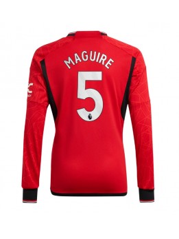 Billige Manchester United Harry Maguire #5 Hjemmedrakt 2023-24 Langermet